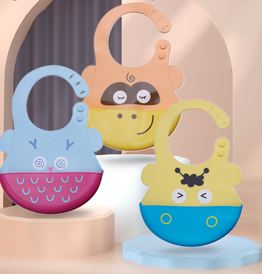 Silicone Bib with Ears