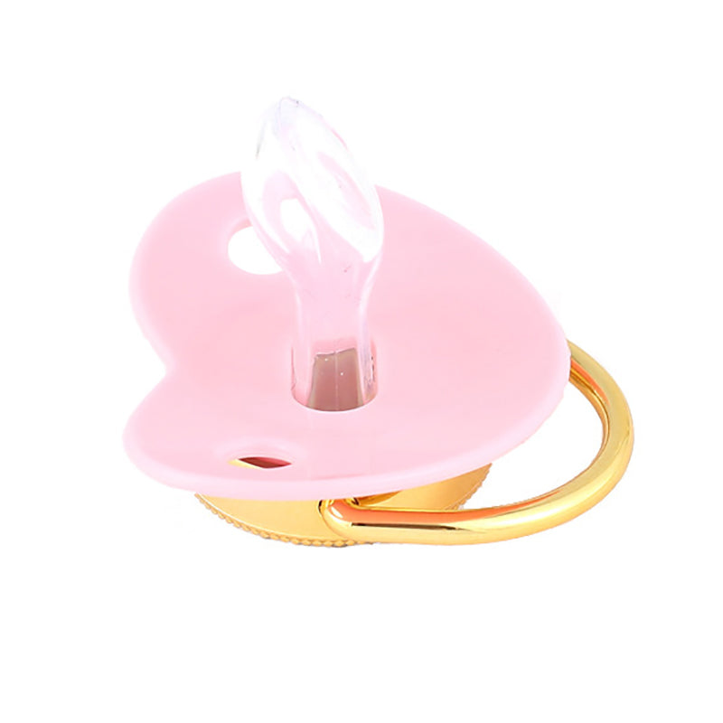 Luxury Gold Diamond Pacifier With Clip