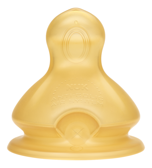 2 Pack Nuk First Choice Plus Latex Teats