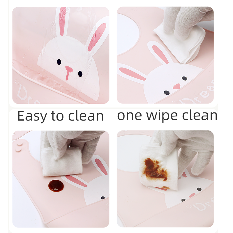 Silicone Bib with Ears