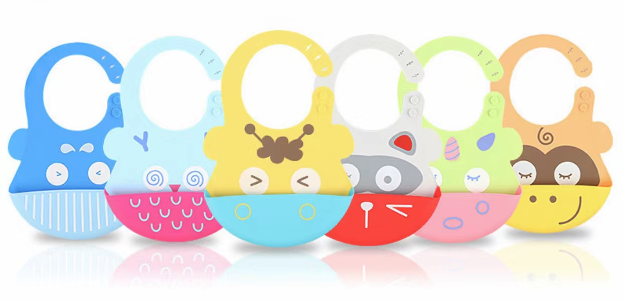 Silicone Bib with Ears