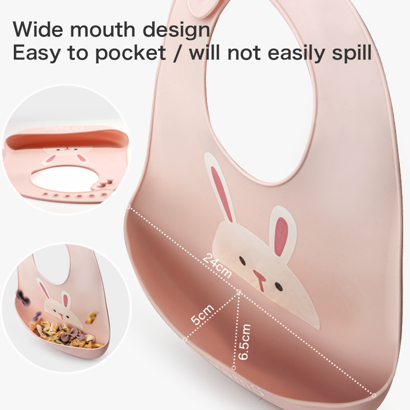 Silicone Bib with Ears