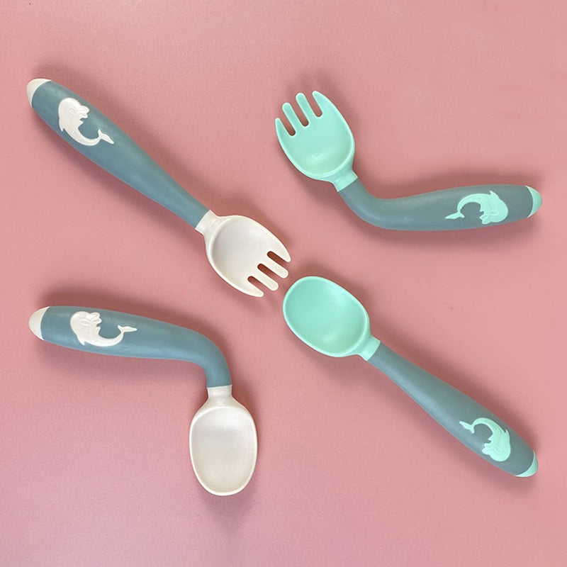 Silicone Spoon and Fork Set