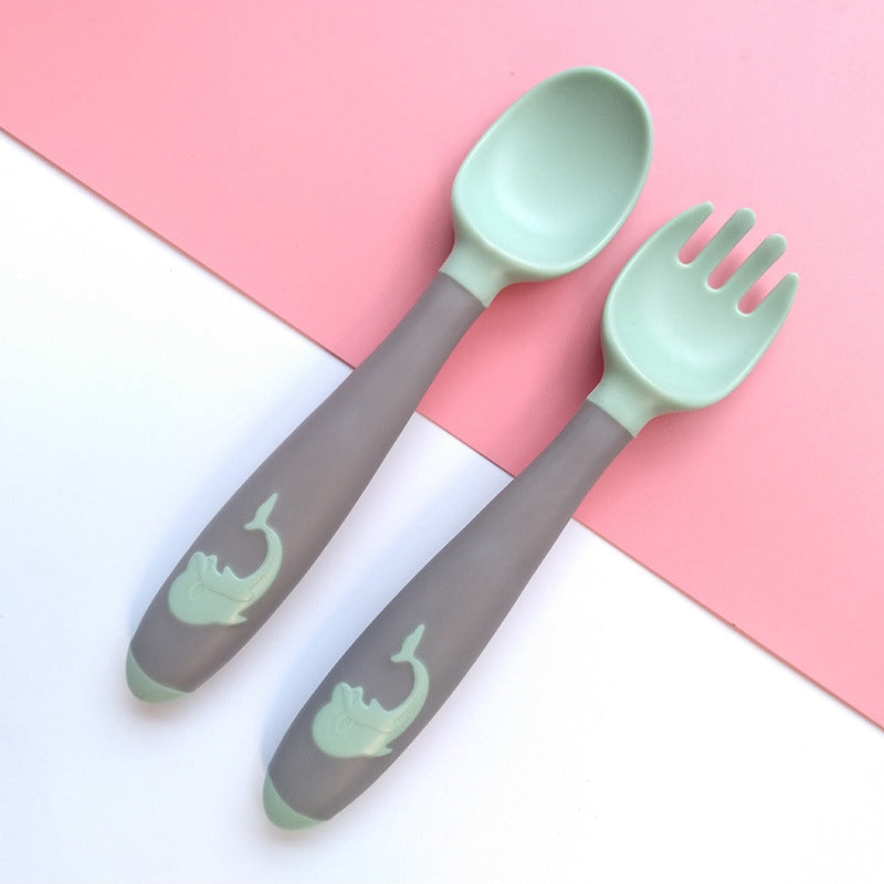Silicone Spoon and Fork Set